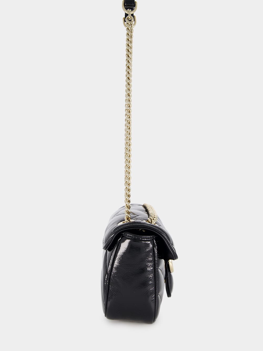 Black GG Marmont Small Shoulder Bag