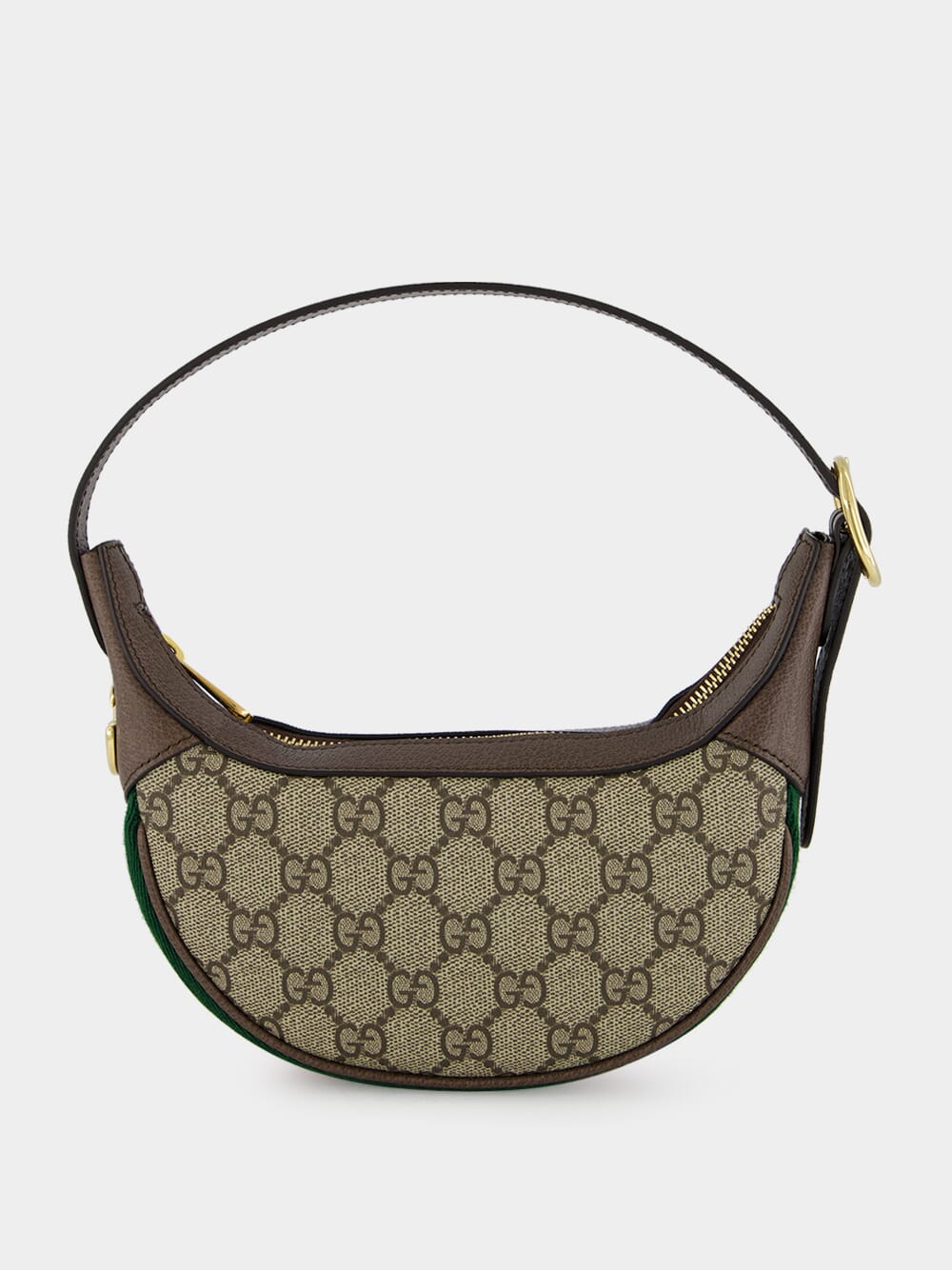 Beige and Ebony Ophidia Mini Bag