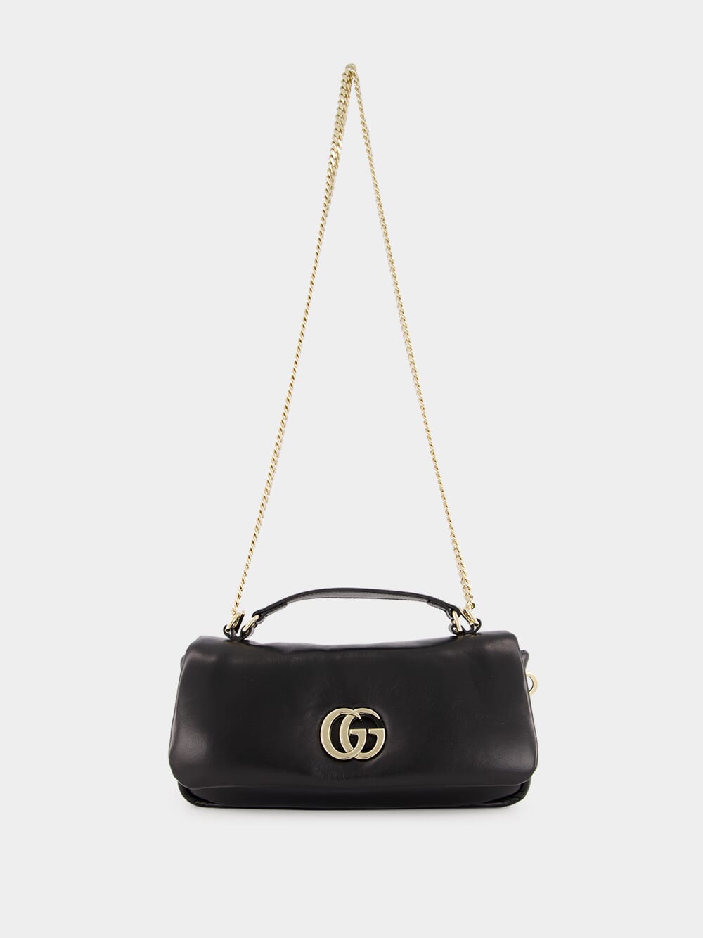Black GG Milano Small Top Handle Bag