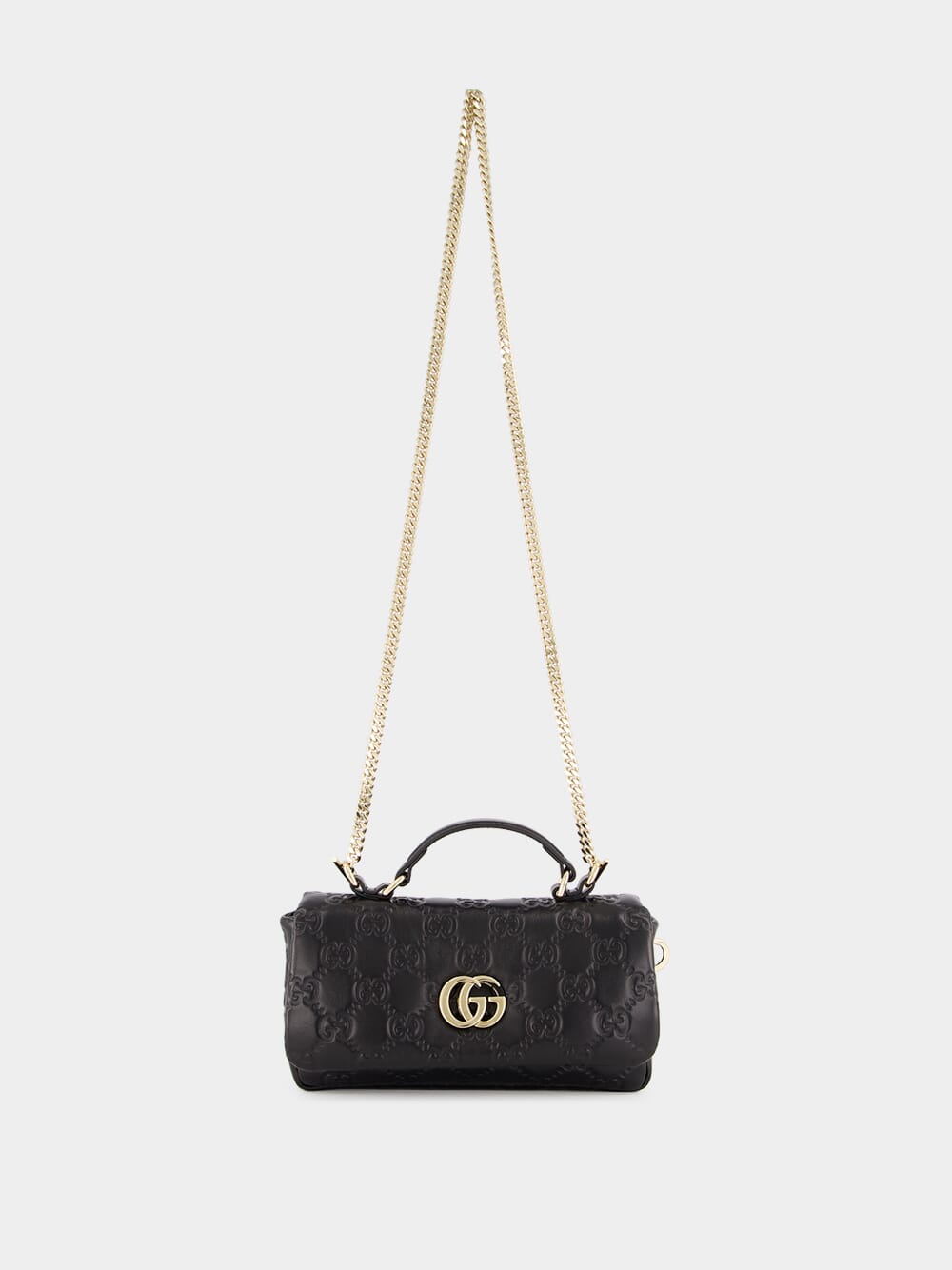 Black GG Milano Mini Top Handle Bag