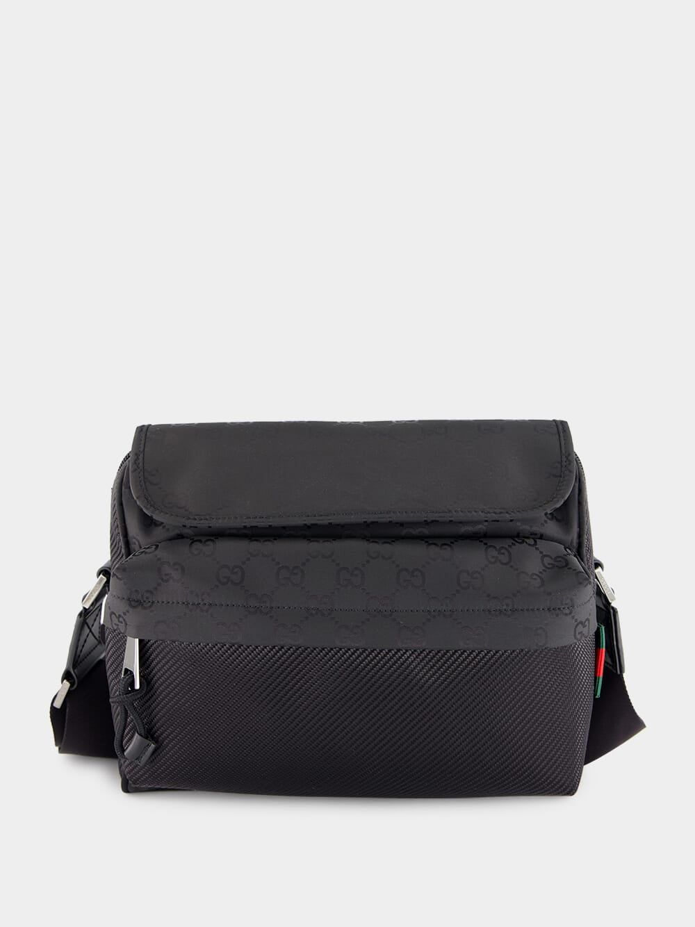 Black Medium GG Crossbody Bag