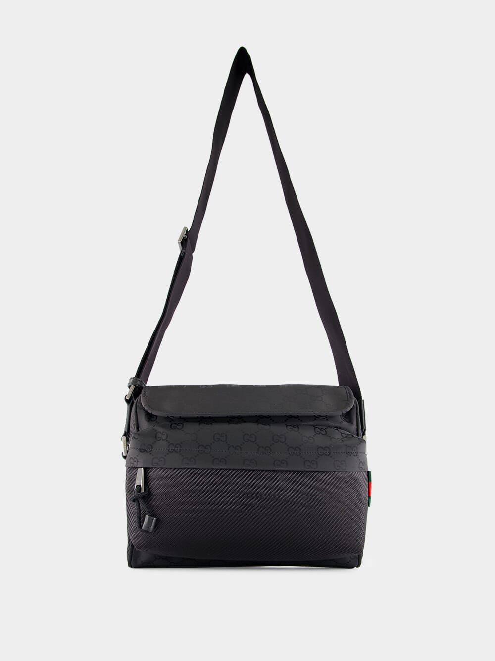 Black Medium GG Crossbody Bag