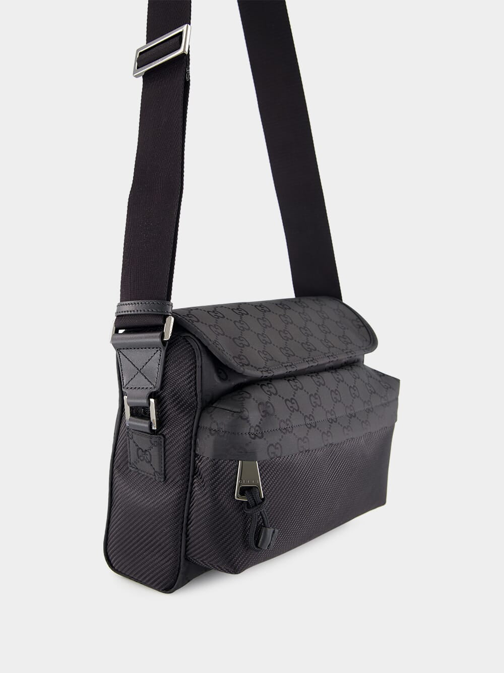 Black Medium GG Crossbody Bag